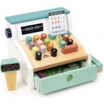 Leaf Toys Dřevěný platební terminál General Stores Till Tender se skenerem a doplňky – Sleviste.cz