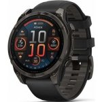 Garmin Fenix 8 AMOLED 43mm Sapphire Carbon Gray Titanium/Black 010-02903-21 – Zboží Živě