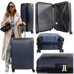 Saxoline kufr Algarve modrá 102 l – Zboží Dáma