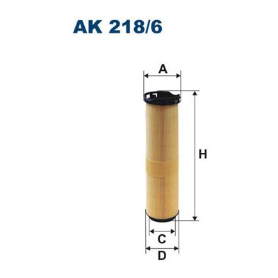 FILTRON Vzduchový filtr AK218/6