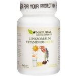 Natural Medicaments Lipozomální vitamín D3 1000 IU 90 tablet – Hledejceny.cz