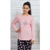 Dětské pyžamo a košilka Dětské pyžamo se želvou růžové