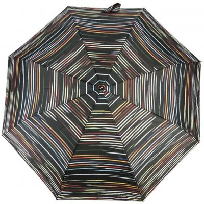 Doppler Mini Fiber desert Colorfull dámský skládací deštník černý – Zboží Mobilmania