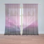 Sablio Záclony Fialová záře: 2ks 150x250cm – Hledejceny.cz
