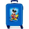 Cestovní kufr JOUMMABAGS Mickey Lets Roll blue 55x34x20 cm 33 l