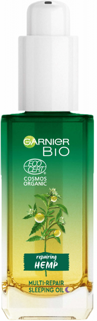 Garnier Multi-Repair Sleeping Oil noční olej s bio konopným olejem 30 ml od  137 Kč - Heureka.cz