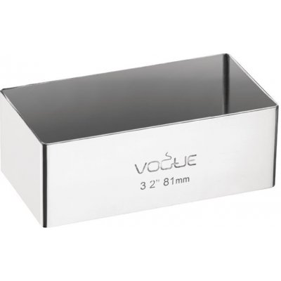 Matfer Bourgeat obdélníková mini forma na dort 8x4cm – Sleviste.cz