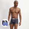 Boxerky, trenky, slipy, tanga Dim Vibes Boxer pánské módní boxerky černá modrá oranžová