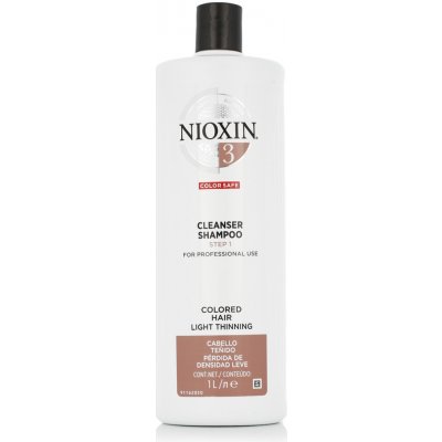 Nioxin System 3 Cleanser Čistící šampon 1000 ml – Hledejceny.cz