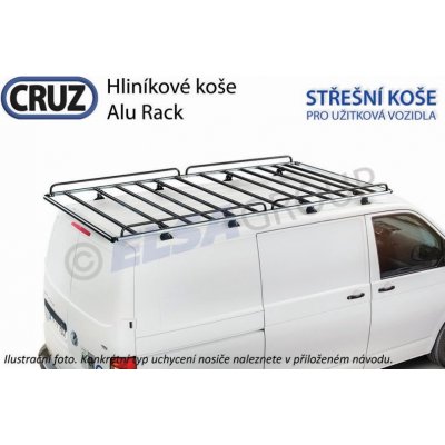 Střešní koš CRUZ Alu-Rack VW Transporter/Multivan T4 1991 - 2003), – Zboží Mobilmania