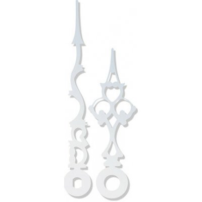 MPM Hodinové ručičky kovové /171 - 0036 bílé E34.4998.006991 – Zbozi.Blesk.cz