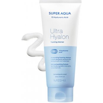 Missha Super Aqua Ultra Hyalon Foaming Cleanser čistící pěna 200 ml