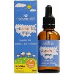 Natures AID Vitamín D3 kapky pro děti 400 IU 50 ml – Hledejceny.cz