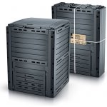 Prosperplast Compogreen Woody 280l černý IKL280C – Zboží Dáma