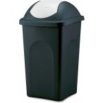 STEFANPLAST Koš odpadkový výklopný 30 l MULTIPAT červený – Zboží Dáma