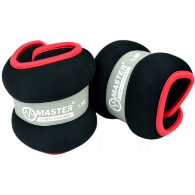 MASTER Kondiční zátěž na zápěstí a nohy neopren 2 x 1,5 kg – Zboží Dáma