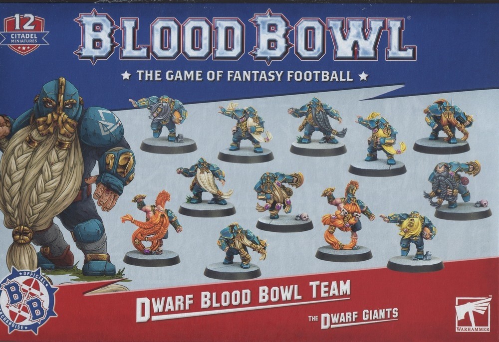 GW Warhammer Blood Bowl The Dwarf Giants Team