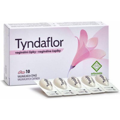 Tyndaflor vaginální čípky 10 x 2 g