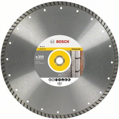 Bosch diamantový dělicí kotouč Professional for Universal Turbo 300x20,00+25,40x3 – Zboží Mobilmania