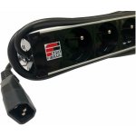 OEM 19" Napájecí panel 9x 230V, IEC320 C14 1U M6 3m 96087 – Hledejceny.cz