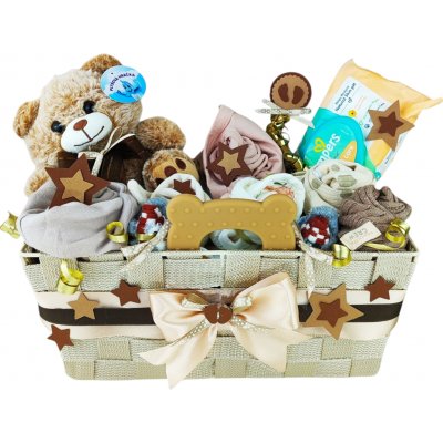 BabyDort dárkový koš pro miminko NATURAL – Zbozi.Blesk.cz