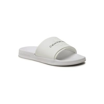 Calvin Klein Jeans Slide Monogram Tpu Nazouváky YM0YM00361 White – Zboží Mobilmania