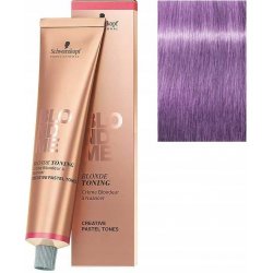 Schwarzkopf Blondme tónovací krém pro Blond vlasy T Lilac Creative Pastel Tones Blonde Toning 60 ml