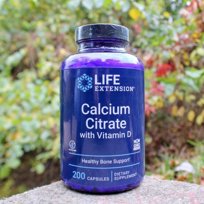 Life Extension Calcium Citrate Vápník citrát s vitamínem D 200 kapslí – Sleviste.cz