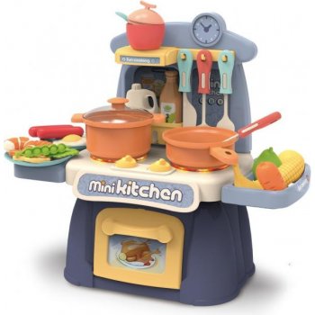 Mamido Dětská kuchyňka pro nejmenší se zvukovými a svítícími efekty modrá