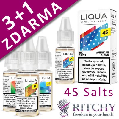 Ritchy Liqua 4S Vanilla Tobacco 40 ml 20 mg