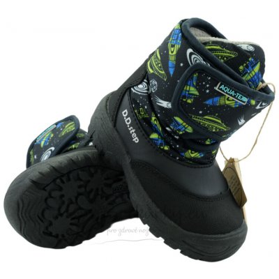 D.D.Step dětské zimní boty P081-52502 Black – Zboží Mobilmania