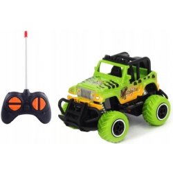 LAMPS JEEP Auto terénní zelené na R/C dálkové ovládání 1:43