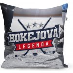 Sablio Polštář Hokejová legenda 40x40 – Zboží Mobilmania