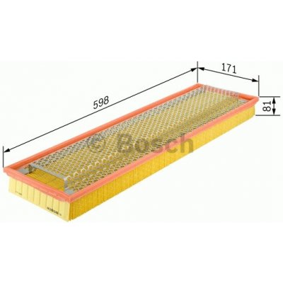 Vzduchový filtr Bosch 1 457 433 626 – Hledejceny.cz
