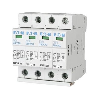 EATON SPBT12-280/4 Svodič přepětí třídy T1+T2 (B+C), 4pól sada pro TN-S – Zboží Mobilmania