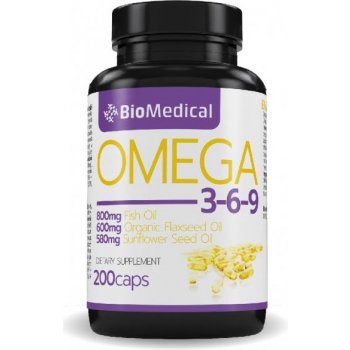 BioMedical Omega 3-6-9 200 kapslí od 299 Kč - Heureka.cz