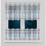 Dekorační vitrážová žakárová záclona RAMSES 70 bílá 300x70 cm (cena za vrchní díl) MyBestHome – Hledejceny.cz