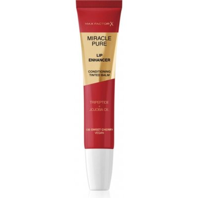 Max Factor Miracle Pure Lip Enhancer hydratační lesklý balzám na rty 030 Sweet Cherry 12 ml – Zboží Dáma