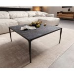 Delife Levente 85x85 cm keramika Laminam® Nero Greco antracitová podnož kov černá – Zboží Dáma