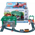 Mattel Tomáš a přátelé Stanice Knapford vláčkový set s kovovou mašinkou HGX63 – Zboží Dáma