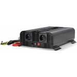 Nedis PIP200012EBK , čistá sinusovka, 12V/230V, 2000 W, 1x USB-A + 1x USB-C výstup, 2 CZ zásuvky