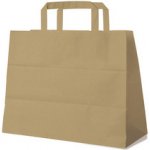 Papírové tašky 32x16x27 cm hnědé ploché ucho [250 ks] 47132 – Zboží Dáma