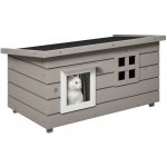 MM Handel PawHut Bouda s asfaltovou střechou šedá 87 x 52 x 44 cm – Sleviste.cz