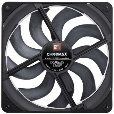 Noctua NF-A14x25 G2 PWM chromax.black – Zboží Živě