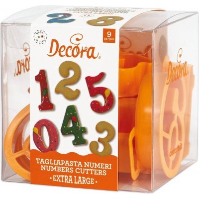 Vykrajováka číslice 9ks 7,5cm Decora – Hledejceny.cz