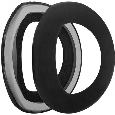 eses náušníky pro sluchátka Sennheiser HD800 matné černé kožené – Sleviste.cz