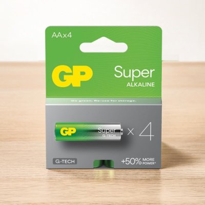 GP Super Alkaline AA 4ks 1013214000 – Zboží Živě