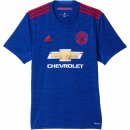 Fotbalový dres adidas Manchester United Away shirt 2016 2017 Mens CollegiateRoyal