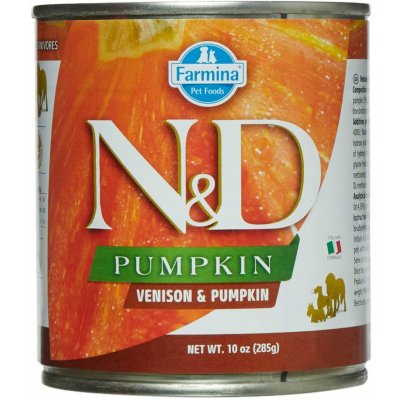 N&D Pumpkin Dog Adult Venison & Pumpkin 285 g – Zboží Mobilmania