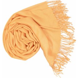 ALUM dámská světle oranžová pashmina P31 světle oranžová šála